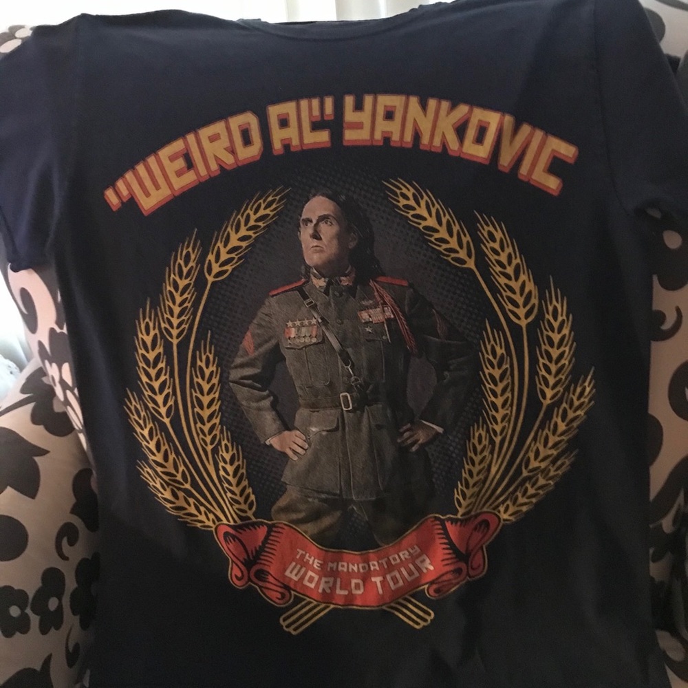 Weird Al 2015 tour shirt